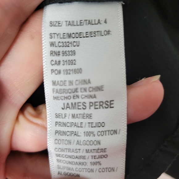 Standard James Perse Contrast Panel Button Shirt - Picture 8 of 9